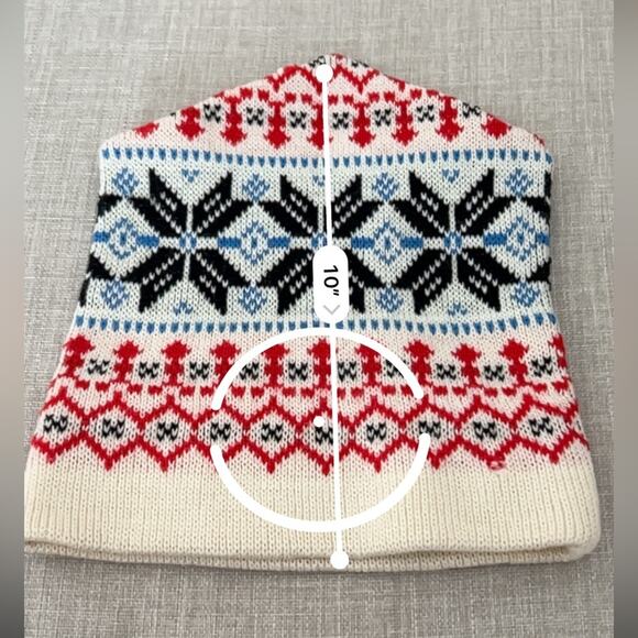 100% Pure New Wool Made in Australia via Vintage Snowflake Beanie - Picture 7 of 9